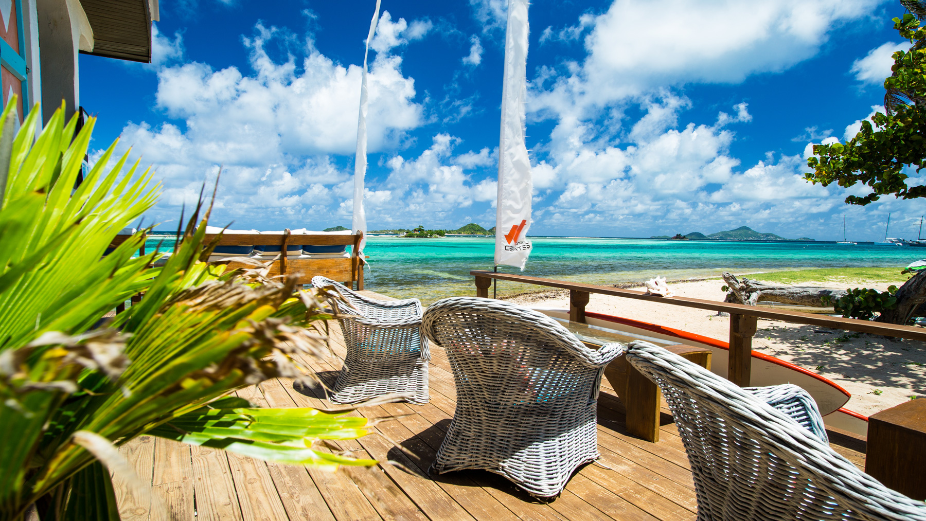 Kitebeach beach on Union Island