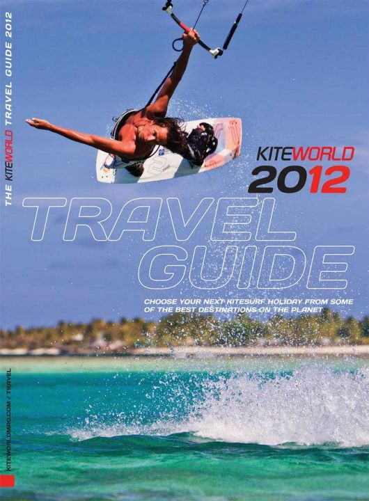Union island on the cover of Kiteworld magazine travel guide