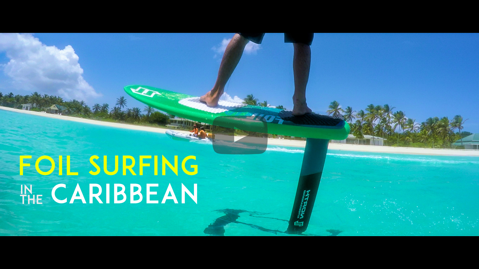 Foil Surfing in the Caribbean