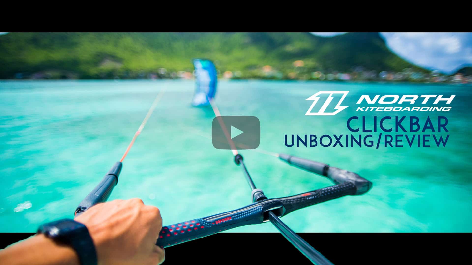Unboxing Video Review of The North Kiteboarding Click bar