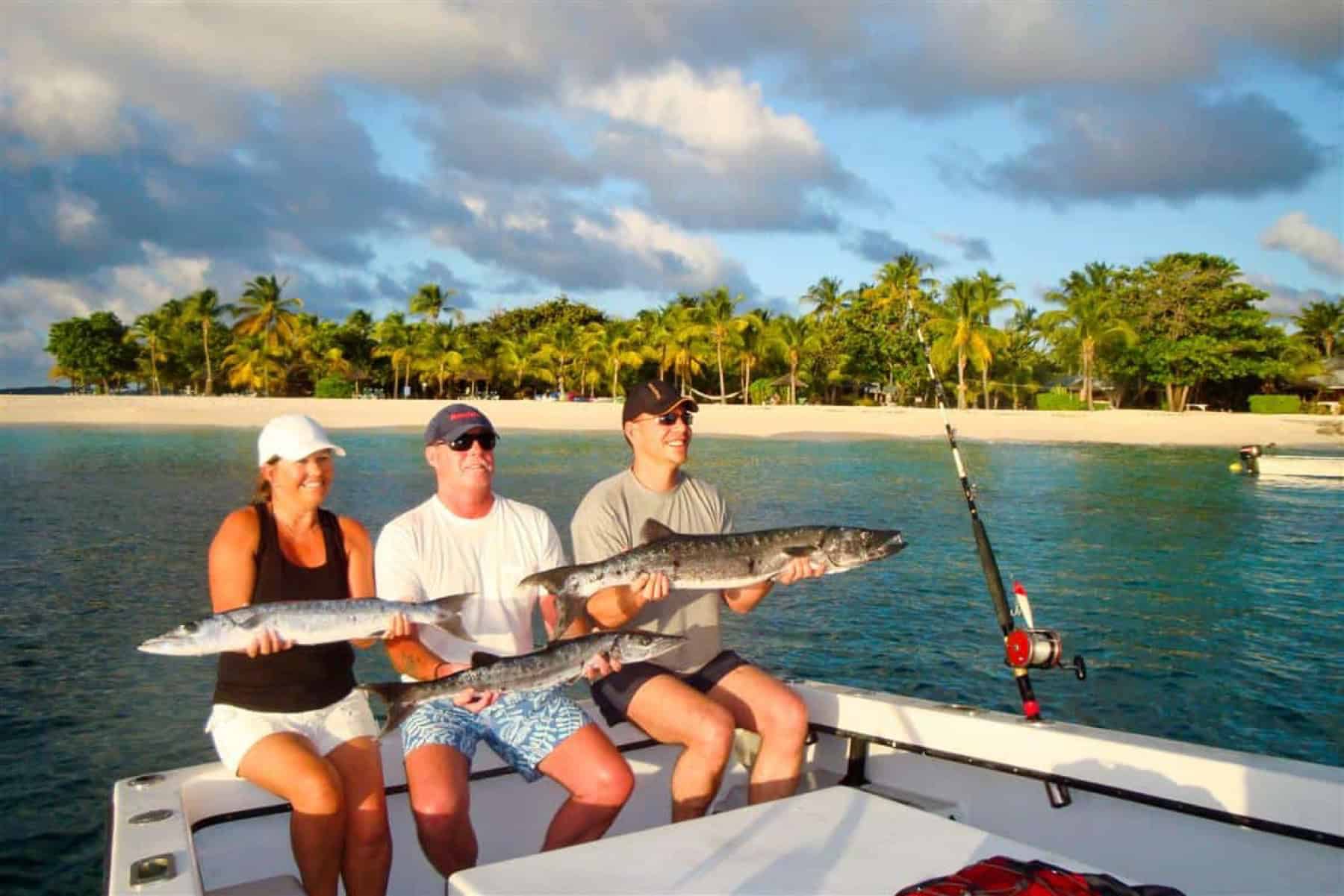 Deep sea fishing in the Grenadines