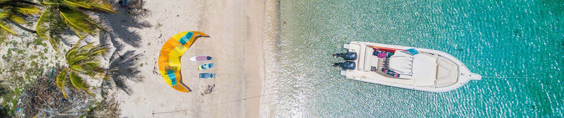 Kitesurfing from Union Island with JT Pro Center boat support