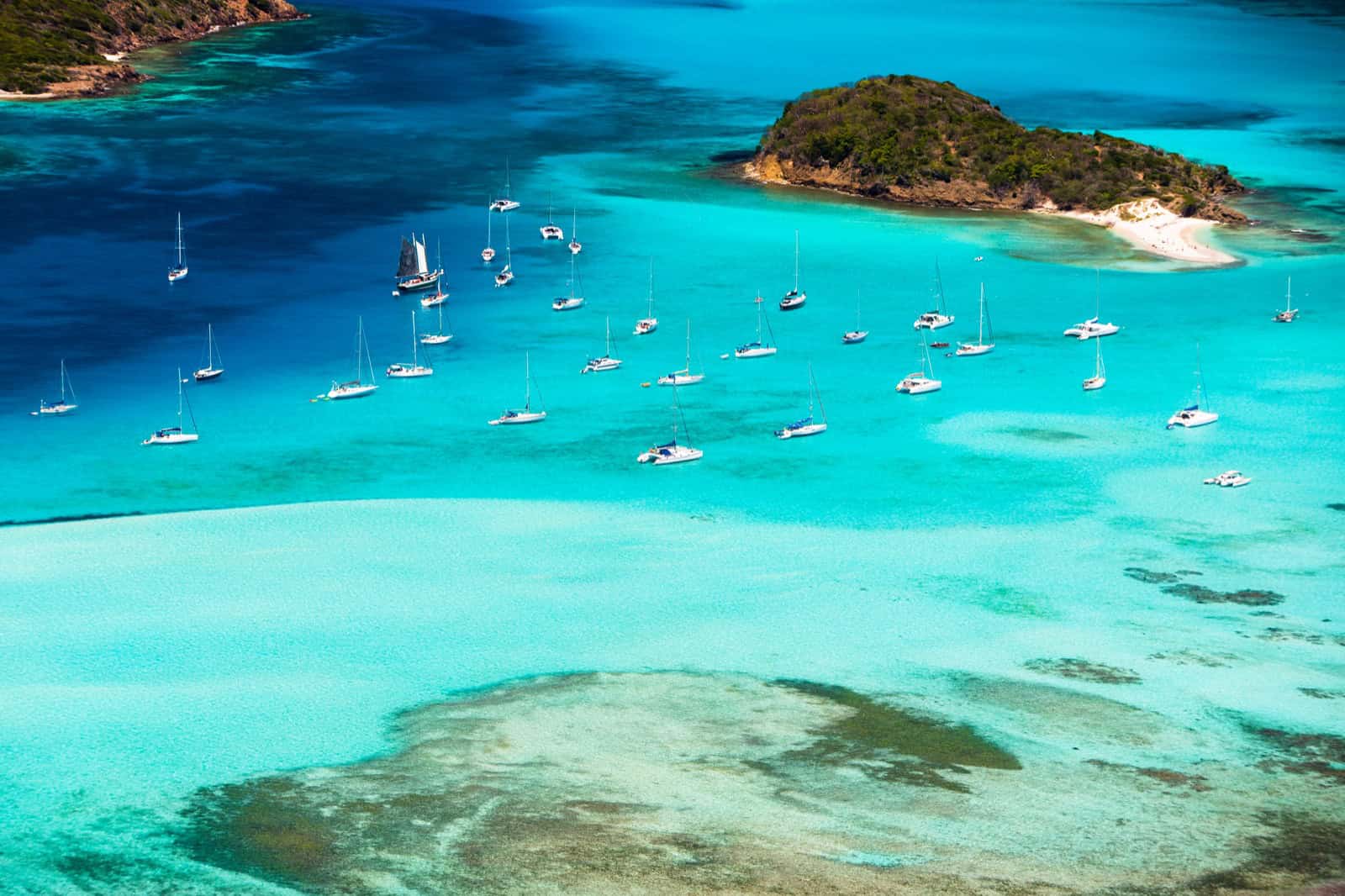 Tobago Cays excursion scenery in the Grenadines