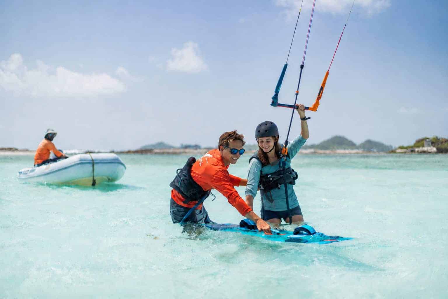 Private kitesurf lesson on Union Island
