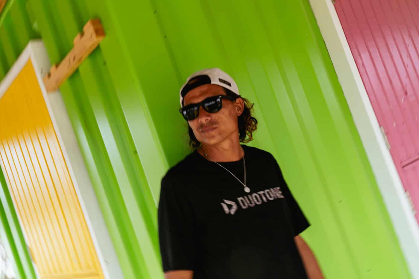 Professional kitesurfer Jeremie Tronet